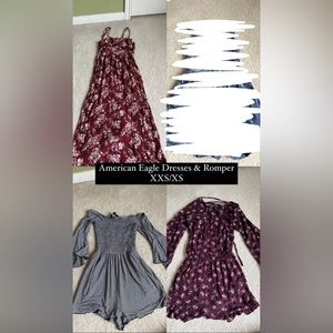 American Eagle Dresses & Romper Lot XXS/XS